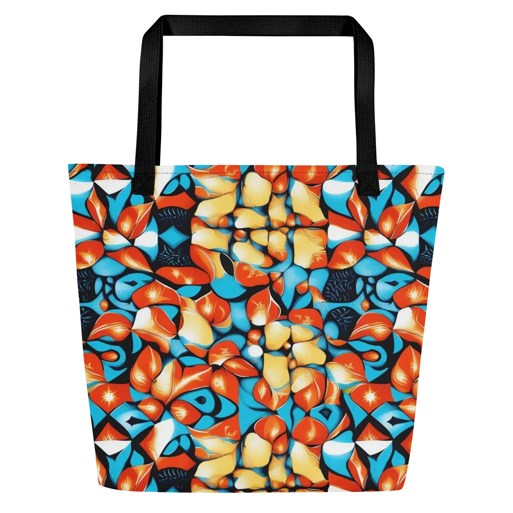 Flamegarden on Large Tote Bag W/ Pocket — Front