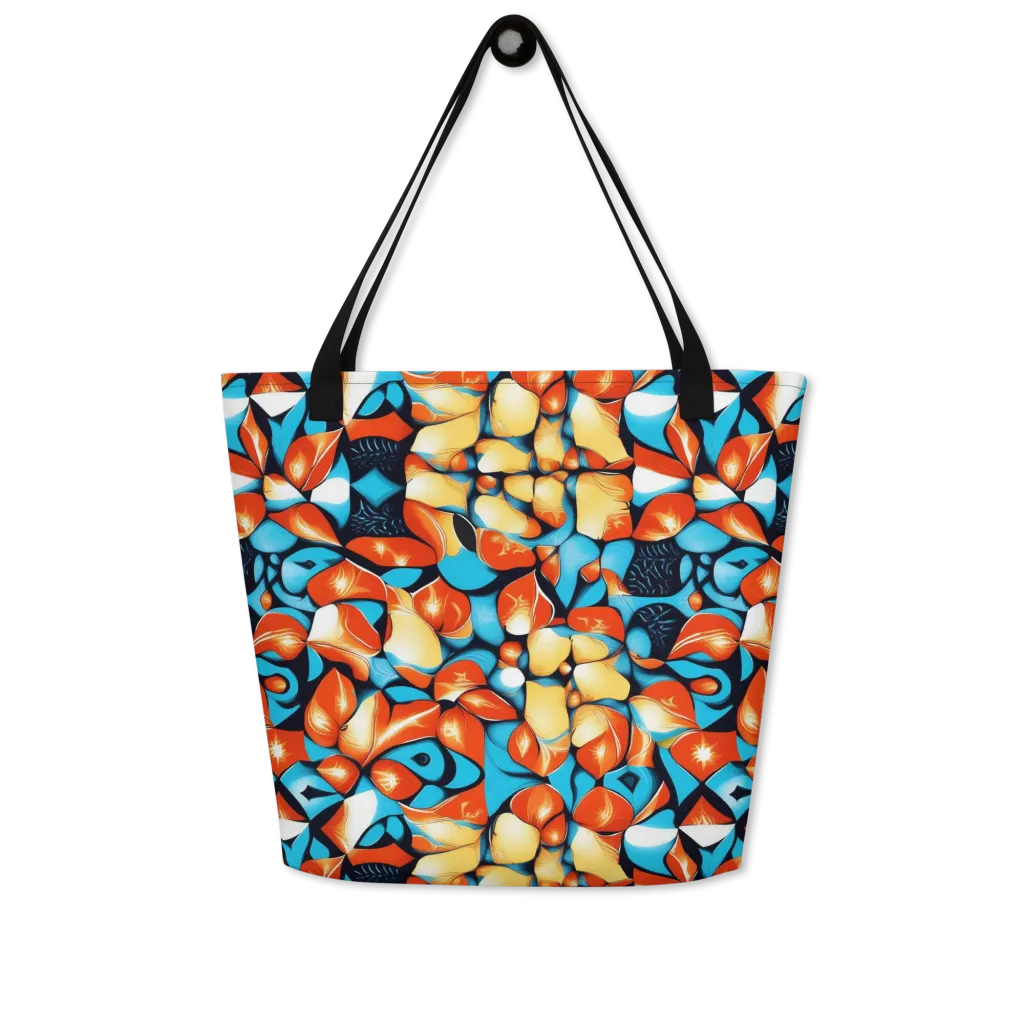 Flamegarden on Large Tote Bag W/ Pocket — Front