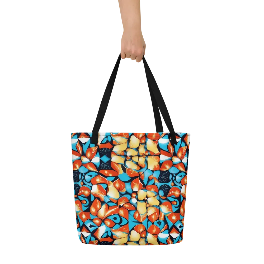 Flamegarden on Large Tote Bag W/ Pocket — Front