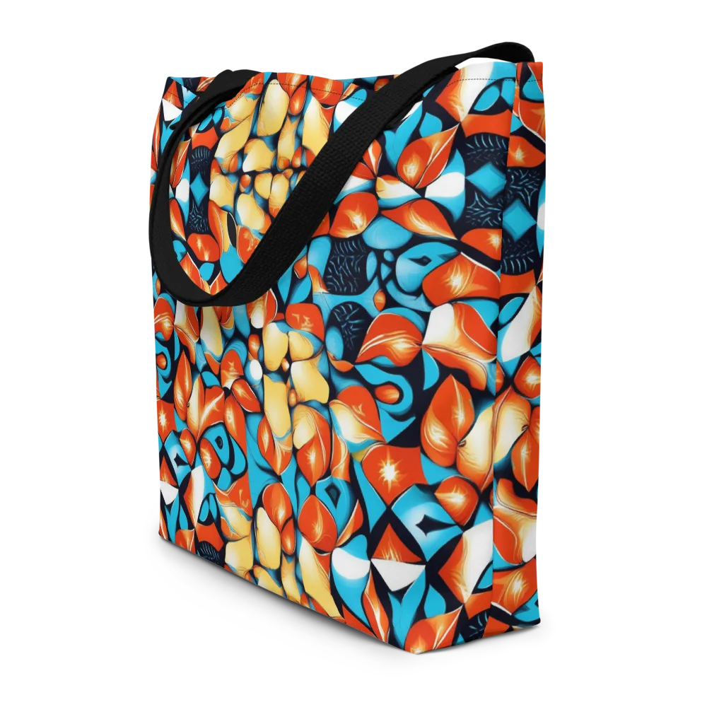Flamegarden on Large Tote Bag W/ Pocket — Front
