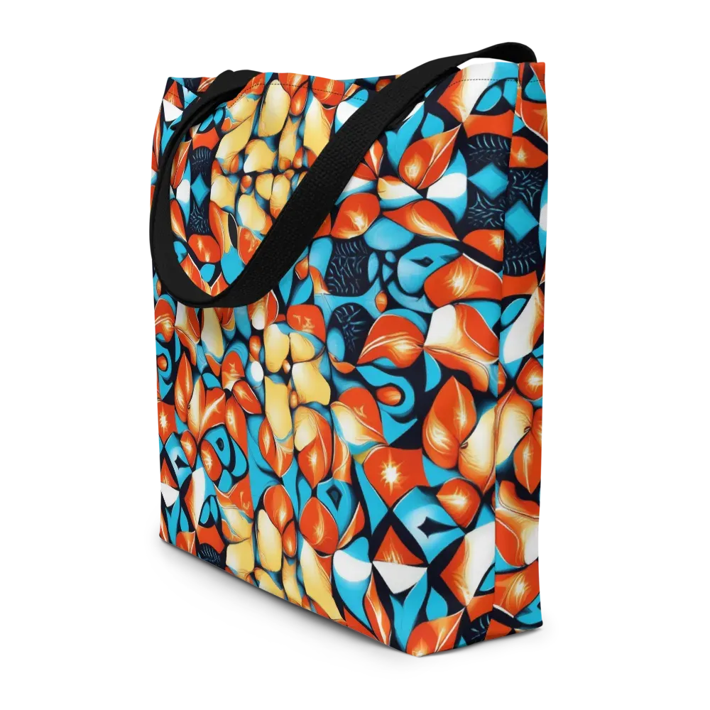 Flamegarden on Large Tote Bag W/ Pocket — Front