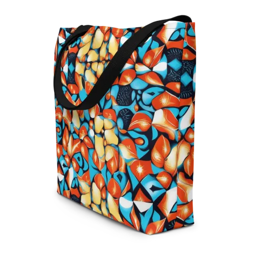 Flamegarden on a Large Tote Bag W/ Pocket