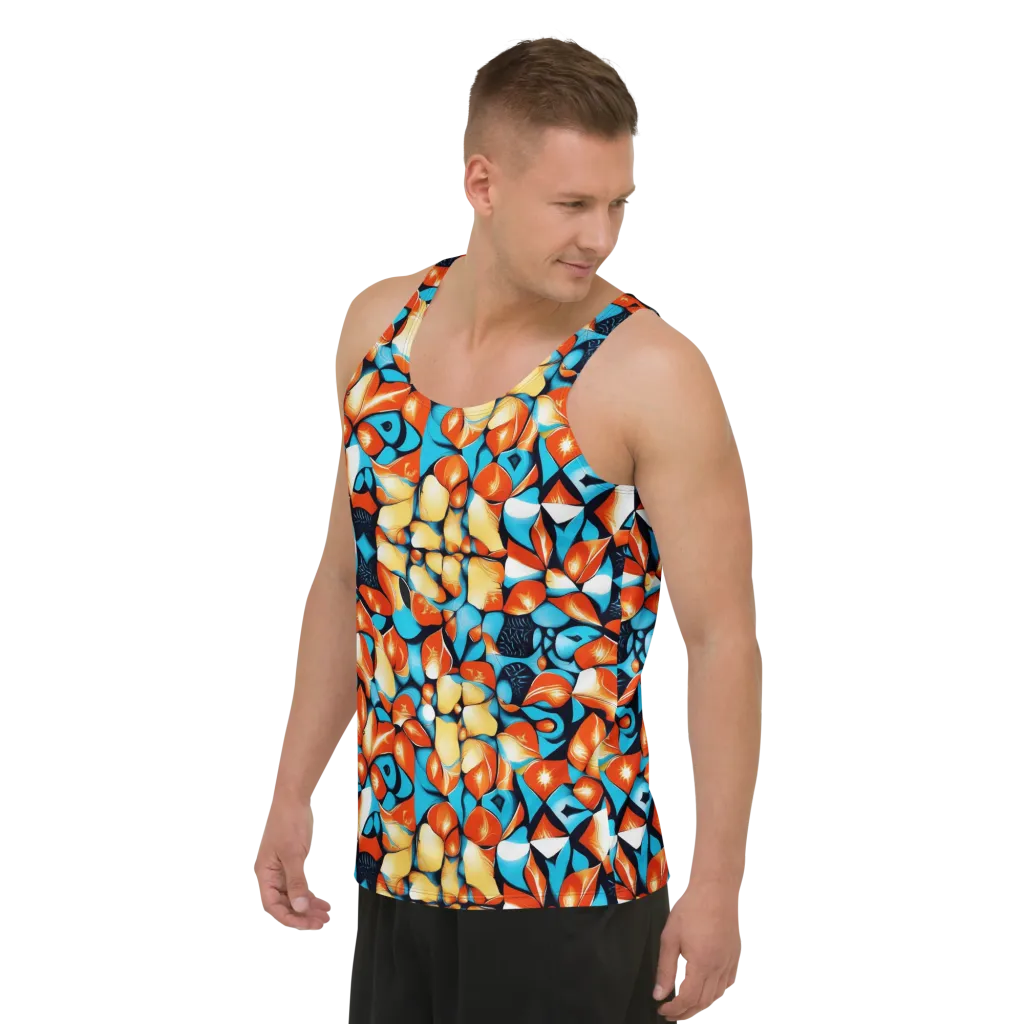 Flamegarden on Men's Tank Top — Left Front