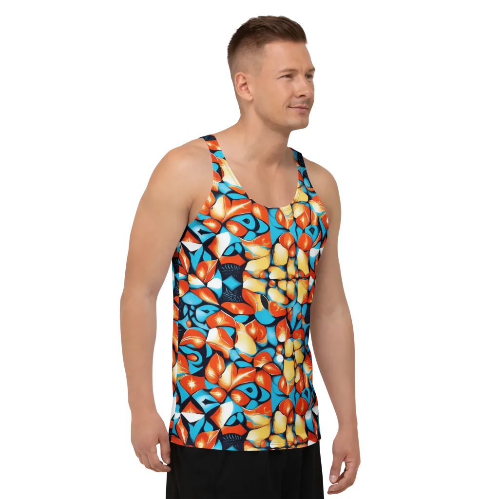 Flamegarden on Men's Tank Top — Right Front