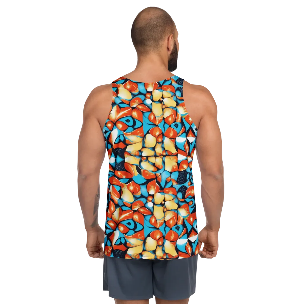 Flamegarden on Men's Tank Top — Back
