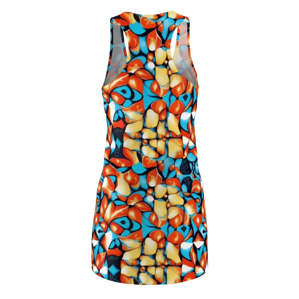 Flamegarden on Racerback Dress — Back