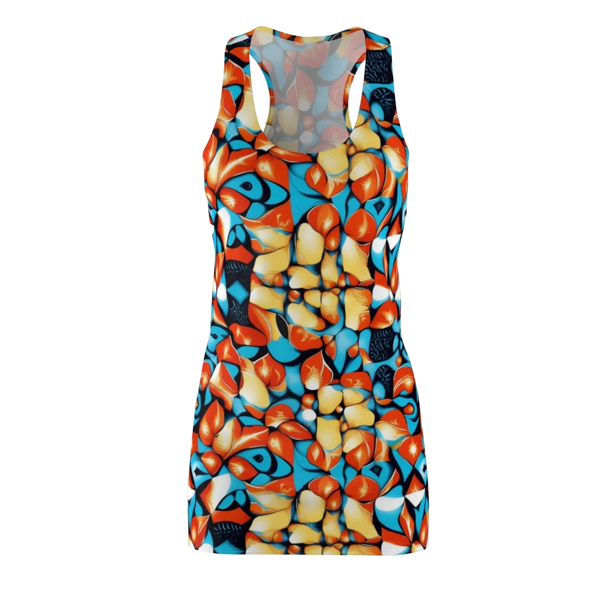 Flamegarden on Racerback Dress — Front