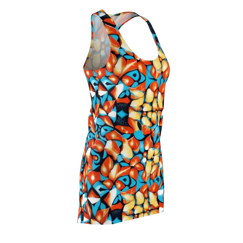 Flamegarden on Racerback Dress — Front Side