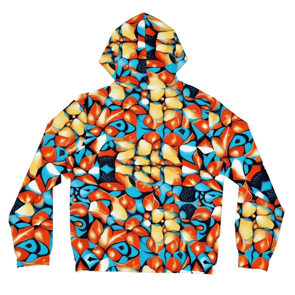 Flamegarden on Women's Full-Zip Hoodie — Back