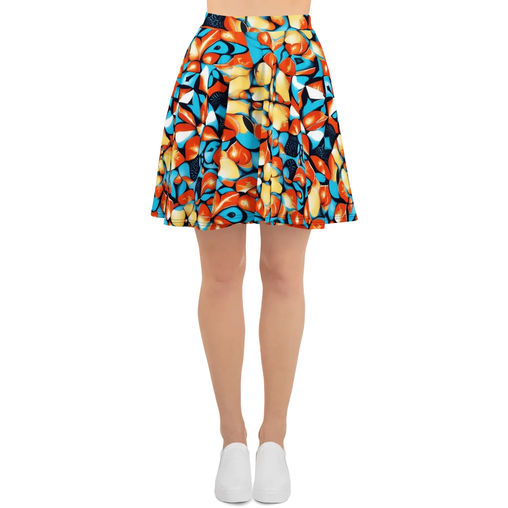 Flamegarden on Skater Skirt — Front