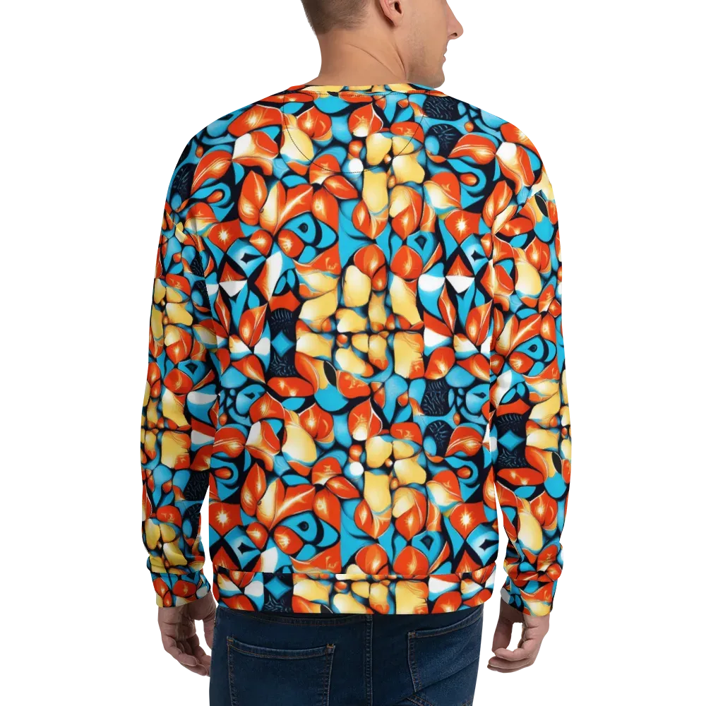 Flamegarden on Sweatshirt — Back