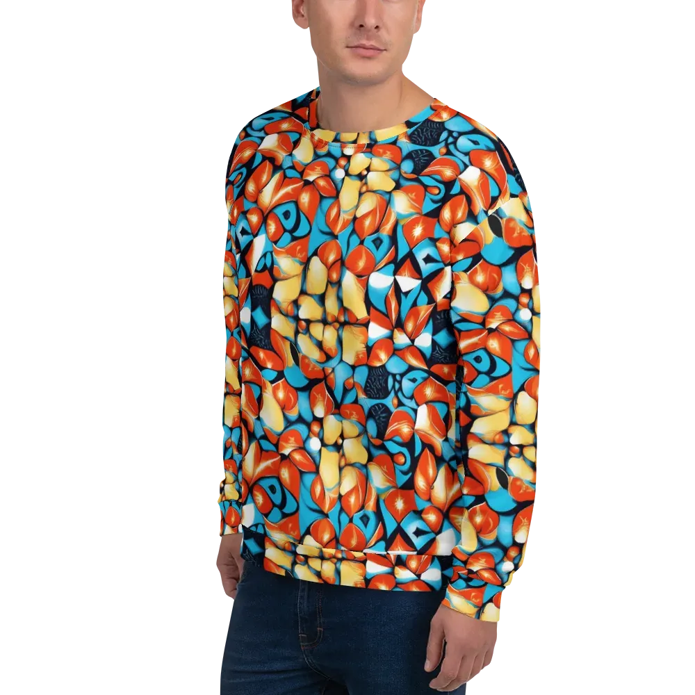 Flamegarden on Sweatshirt — Left Front