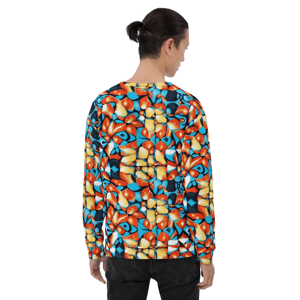 Flamegarden on Sweatshirt — Back