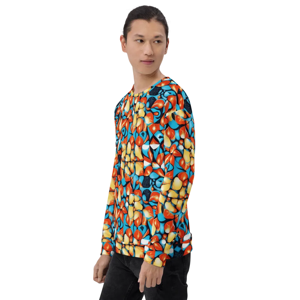 Flamegarden on Sweatshirt — Left Front