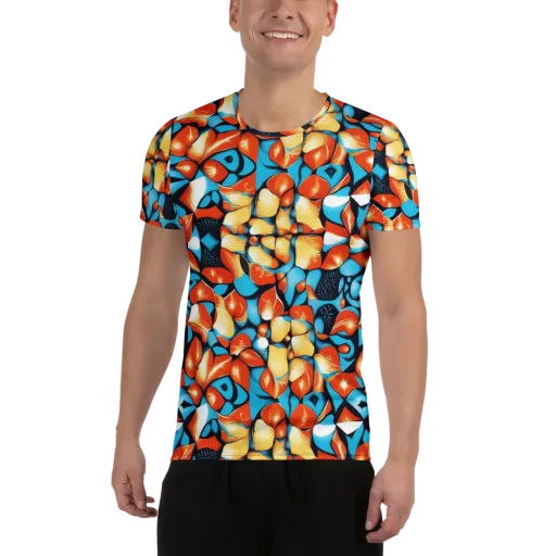 Flamegarden on a Men's Athletic T-Shirt