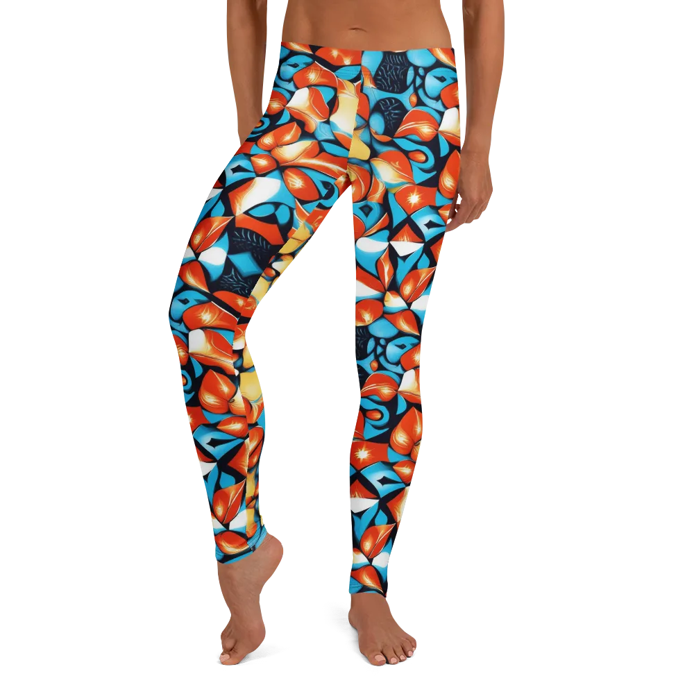Flamegarden on Leggings — Front