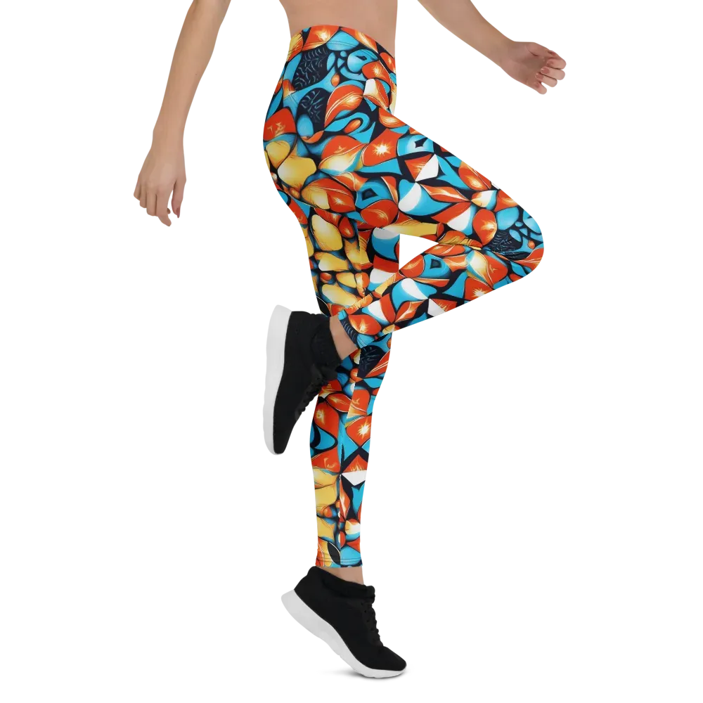Flamegarden on Leggings — Right