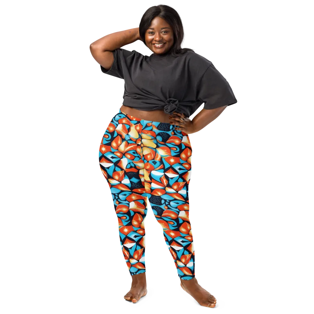 Flamegarden on Leggings — Front