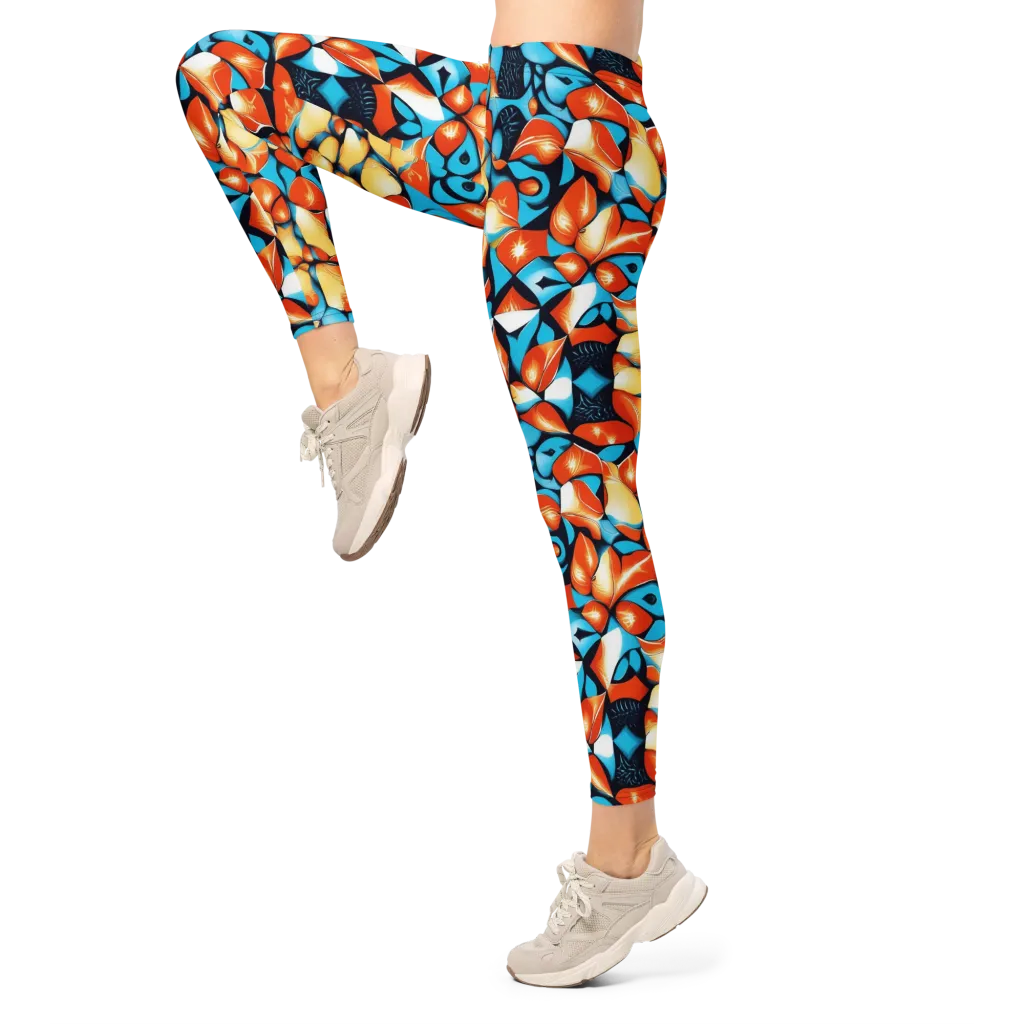 Flamegarden on Leggings — Left