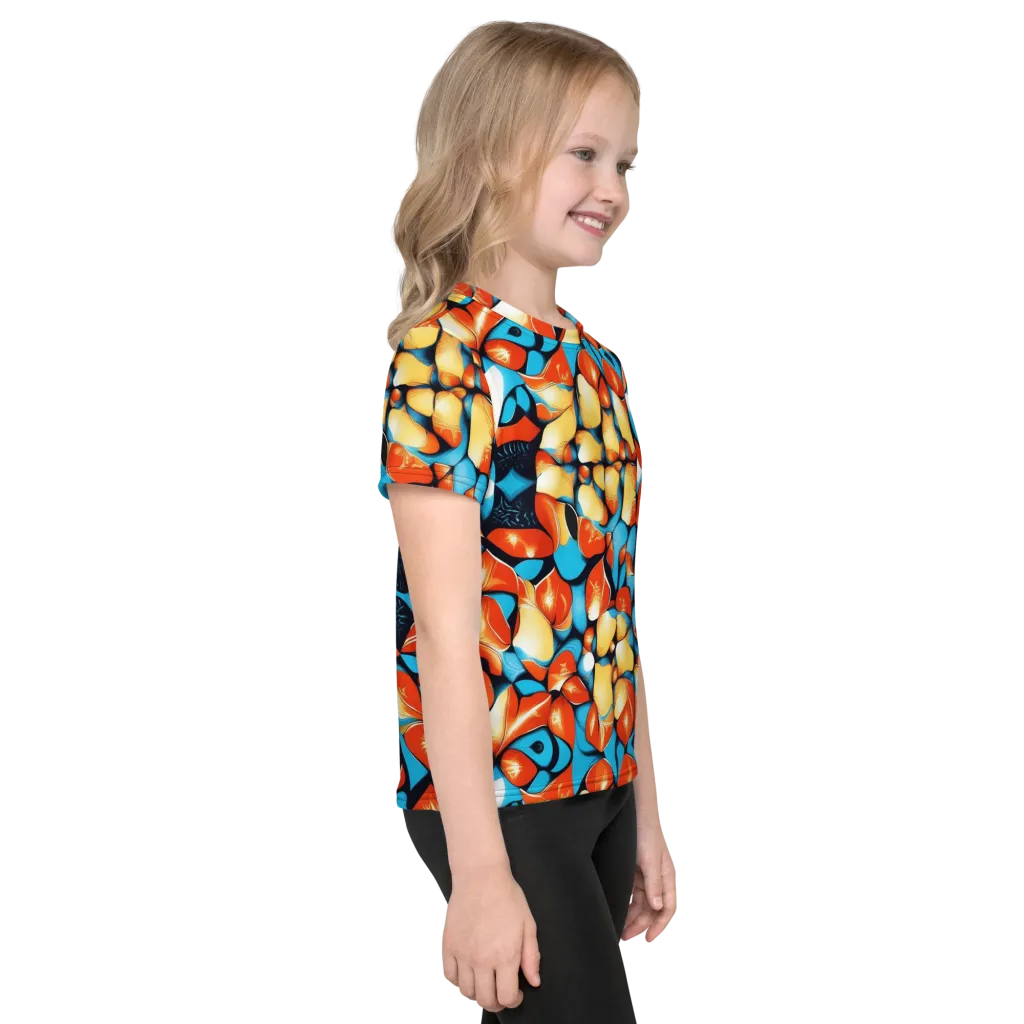 Flamegarden on Kids Crew Neck T-Shirt — Right