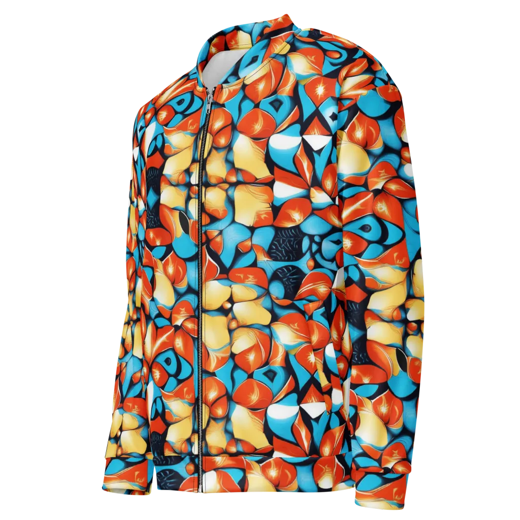 Flamegarden on Bomber Jacket — Left Front