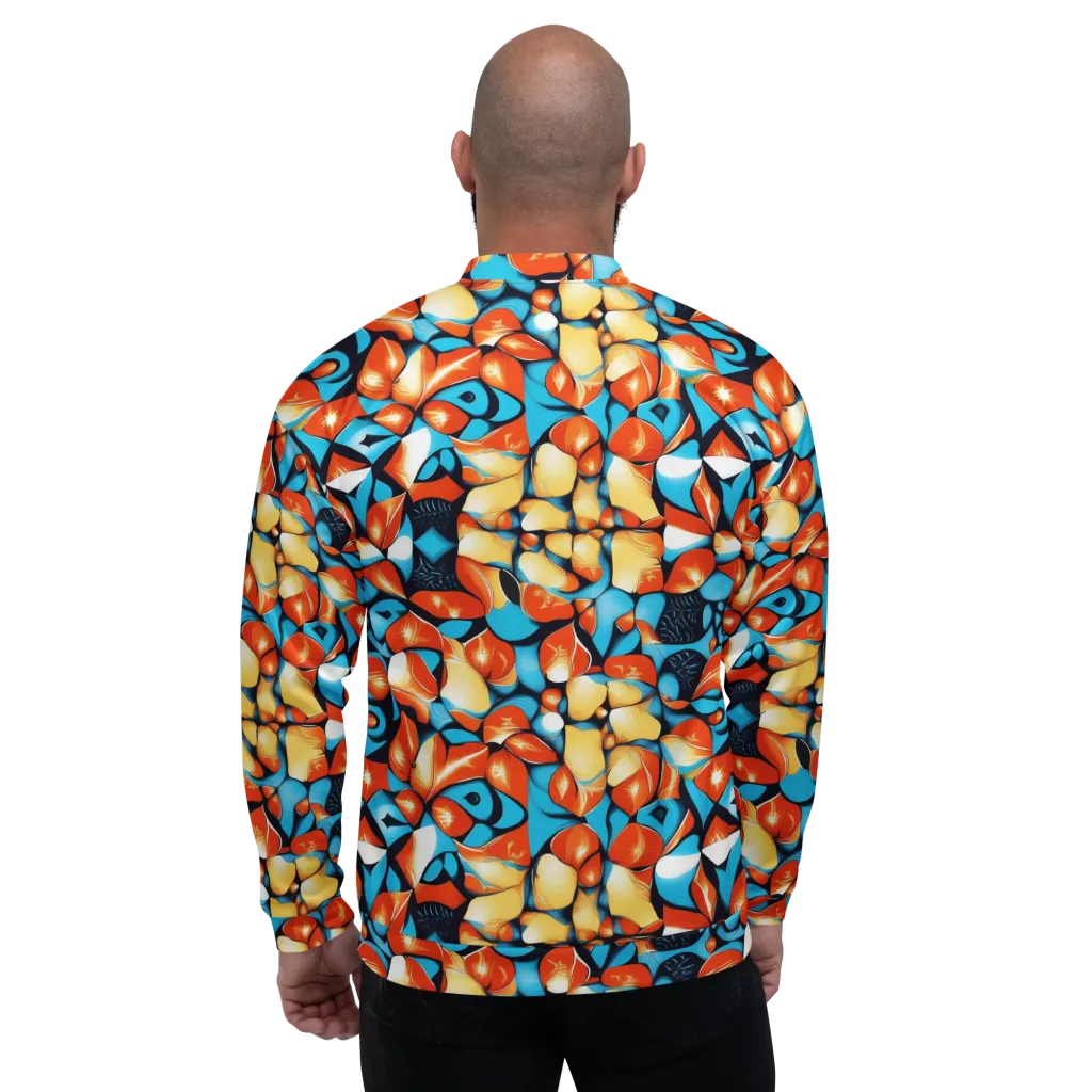 Flamegarden on Bomber Jacket — Back