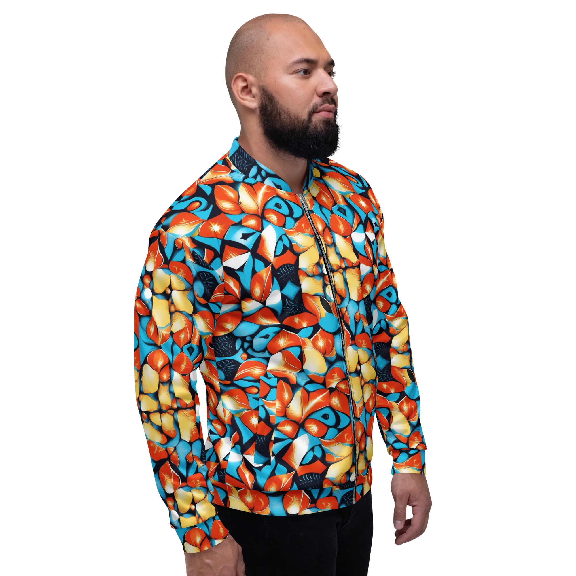 Flamegarden on Bomber Jacket — Right