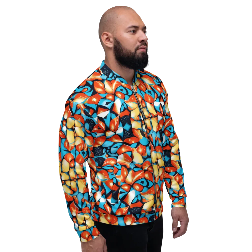 Flamegarden on Bomber Jacket — Right