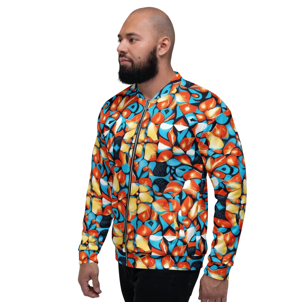 Flamegarden on Bomber Jacket — Left