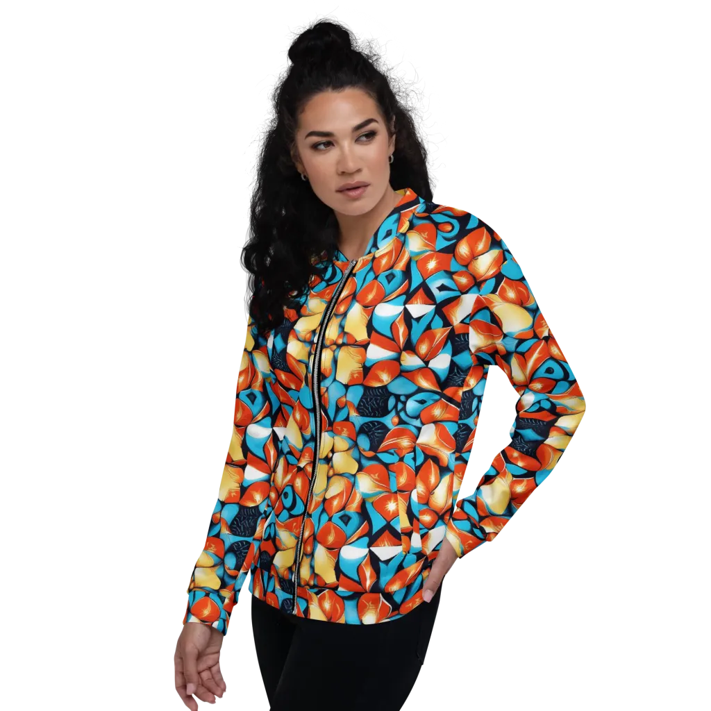 Flamegarden on Bomber Jacket — Left