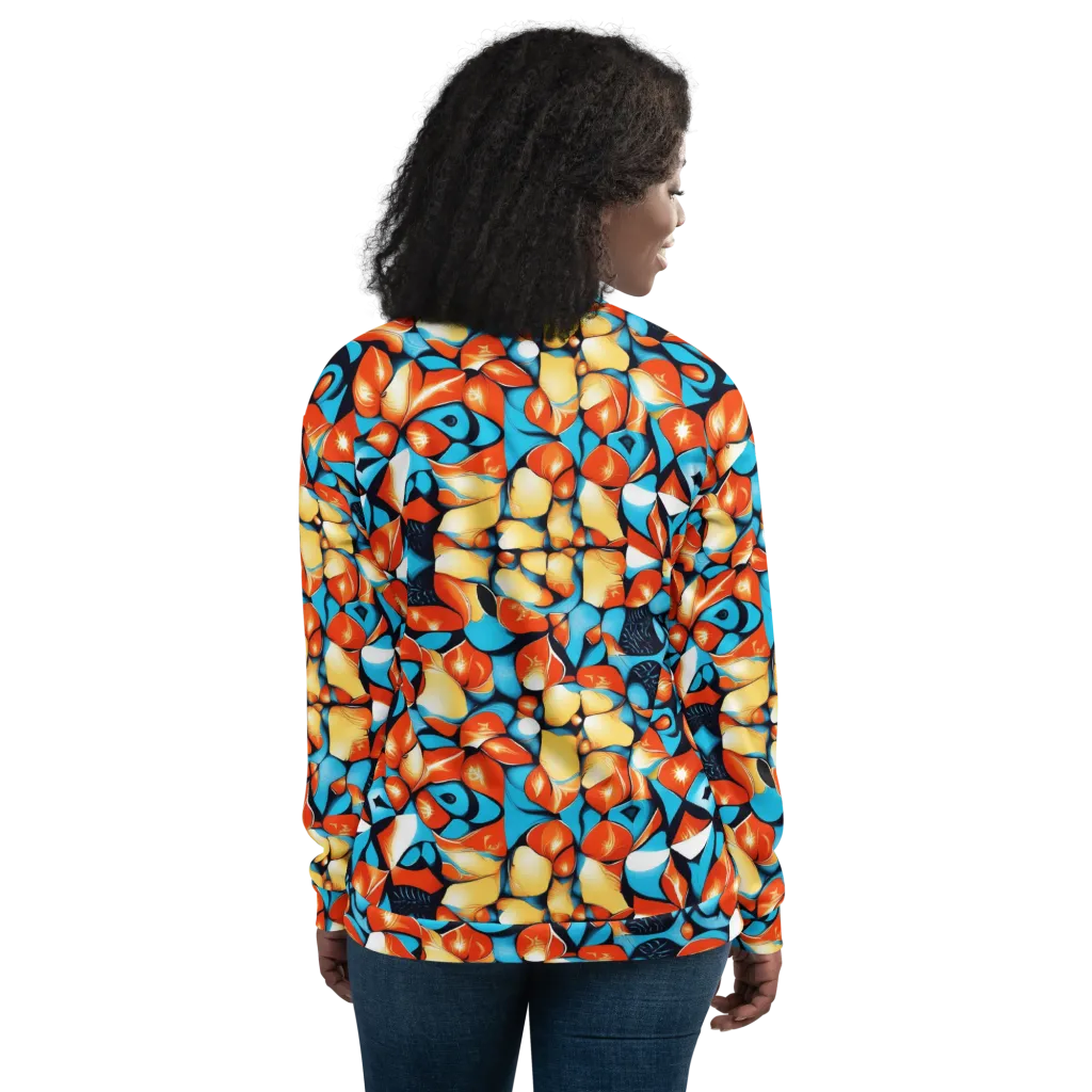 Flamegarden on Bomber Jacket — Back