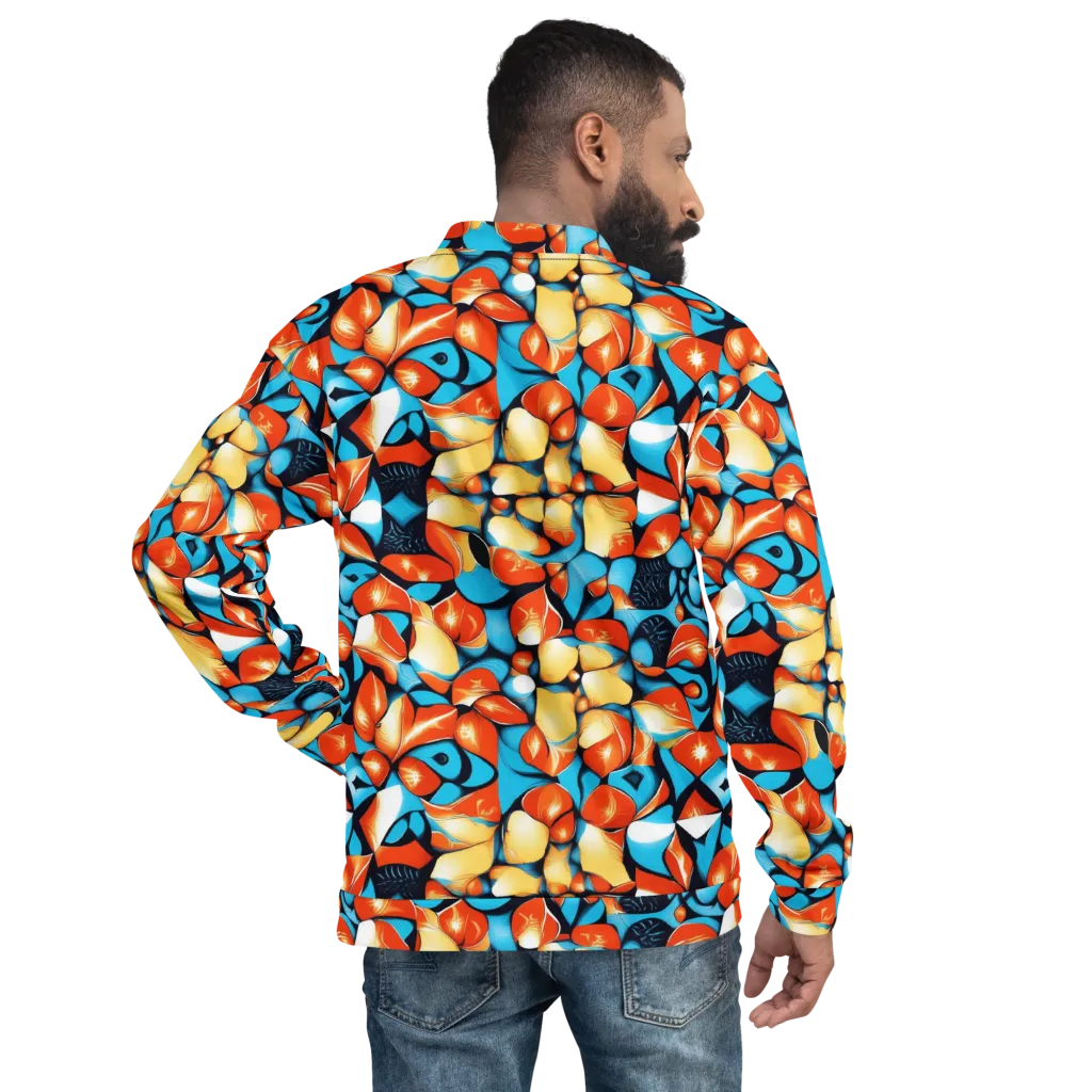 Flamegarden on Bomber Jacket — Back