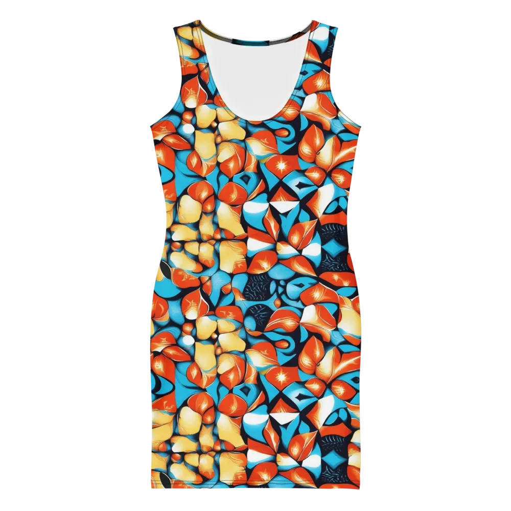 Flamegarden on Bodycon Dress — Front