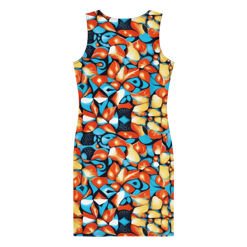 Flamegarden on Bodycon Dress — Back
