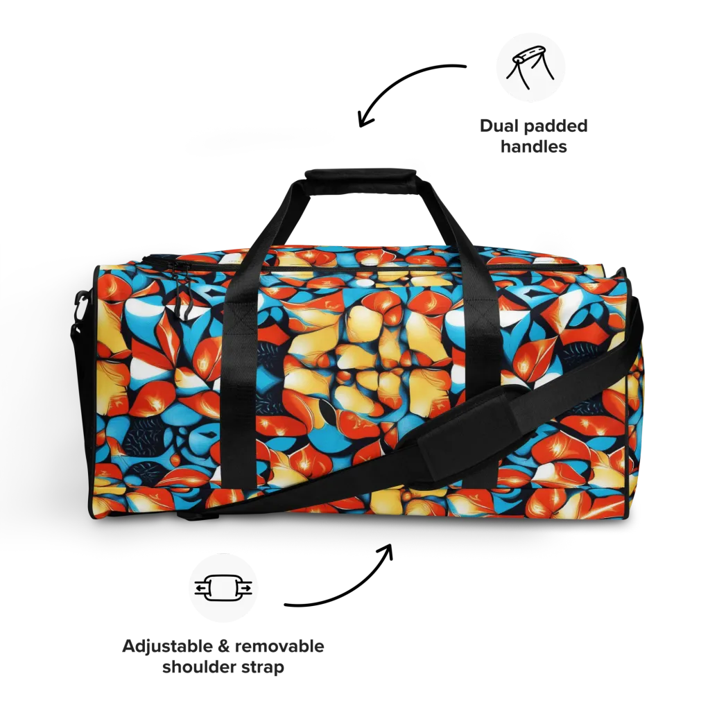 Flamegarden on Duffle Bag — Front