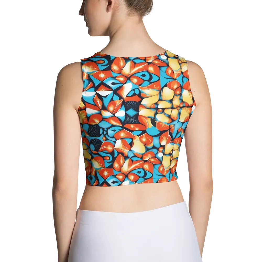 Flamegarden on Crop Top — Back