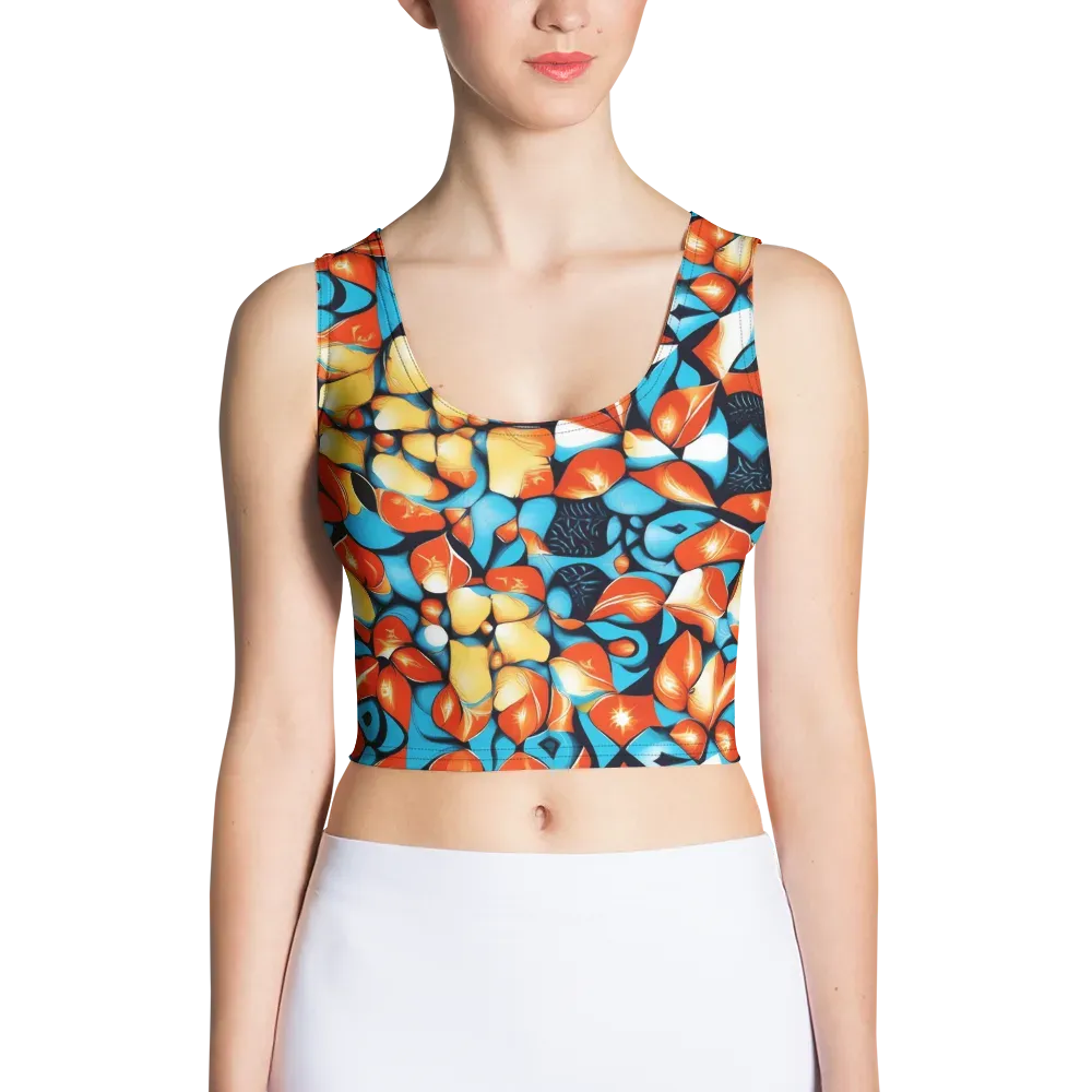 Flamegarden on Crop Top — Front