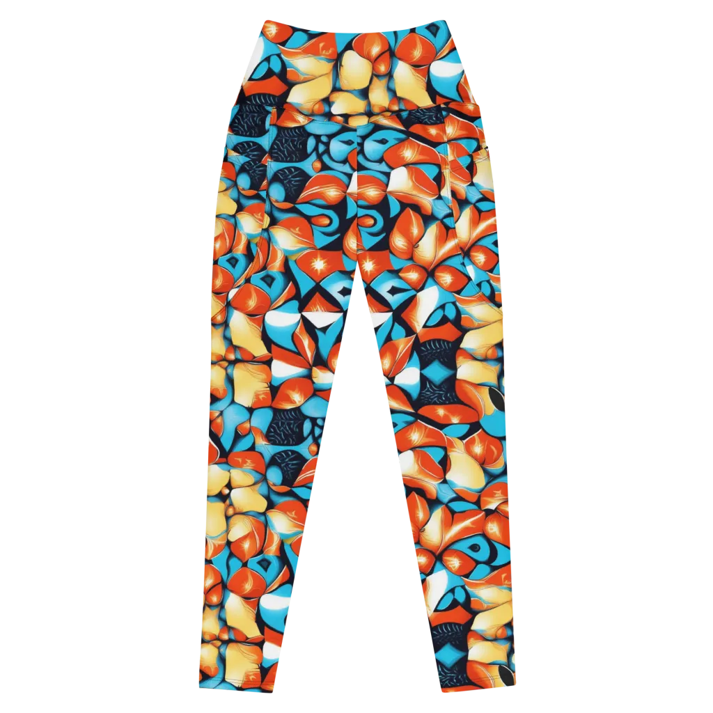 Flamegarden on Leggings with Pockets — Front