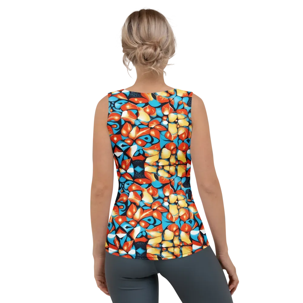 Flamegarden on Women's Tank Top — Back