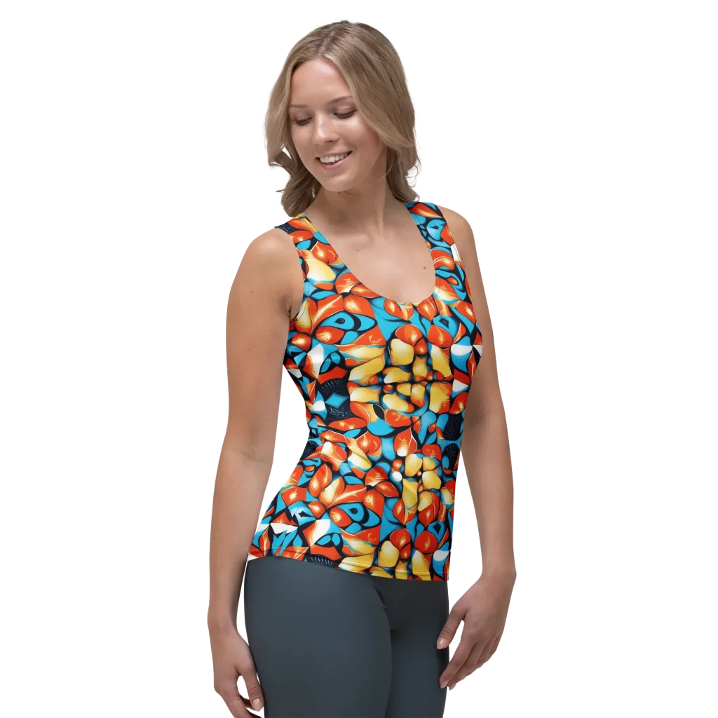 Flamegarden on Women's Tank Top — Right Front