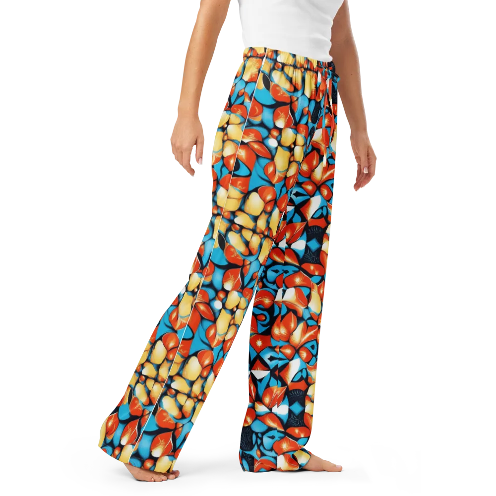 Flamegarden on Women's Pajama Pants — Right Front