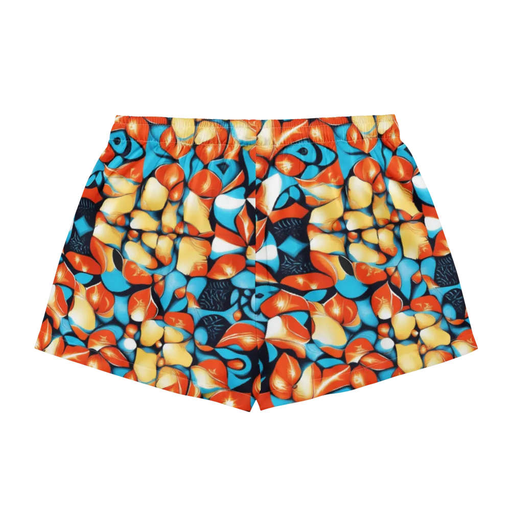 Flamegarden on Women's Pajama Shorts — Back