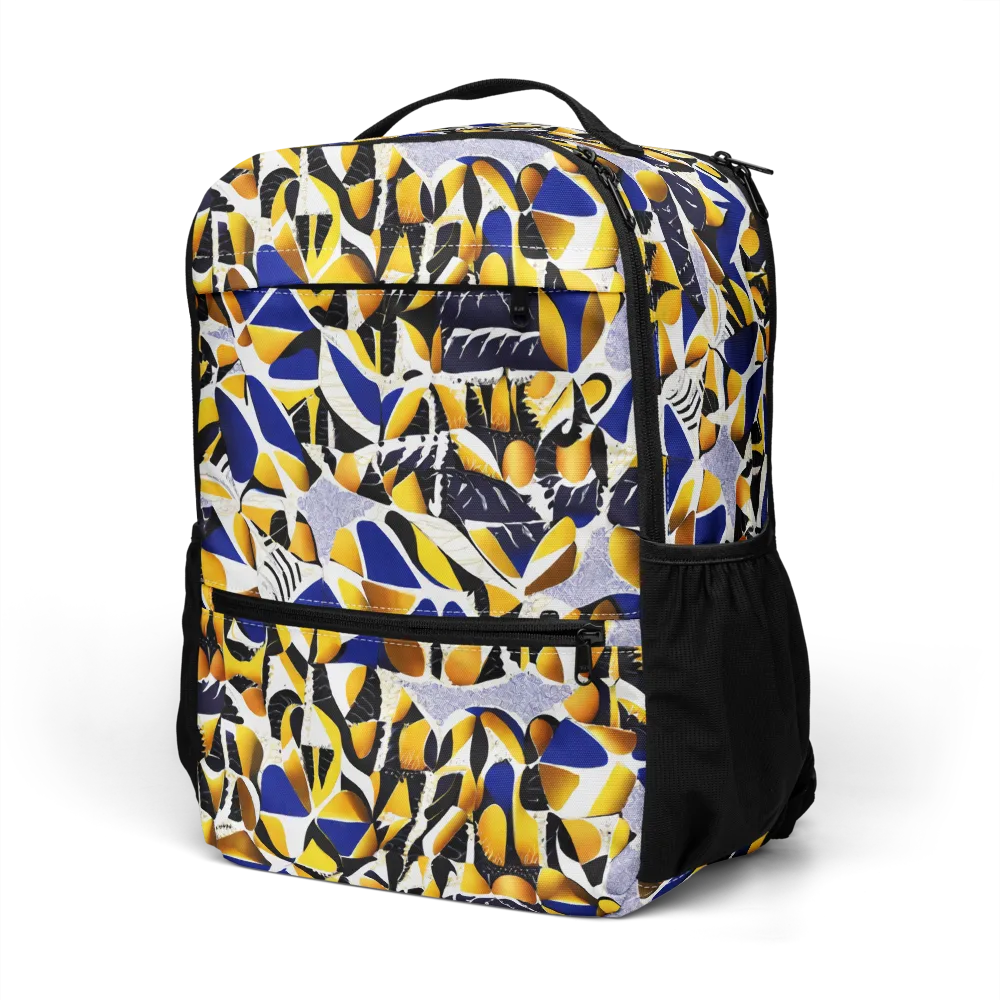 Marigold Current on Utility Backpack — Left Front