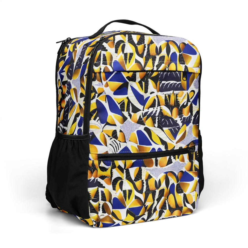 Marigold Current on Utility Backpack — Right Front