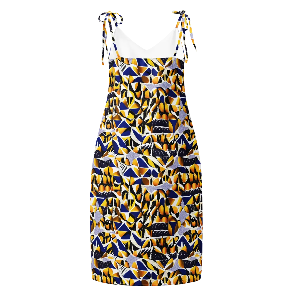 Marigold Current on Slip Dress — Back