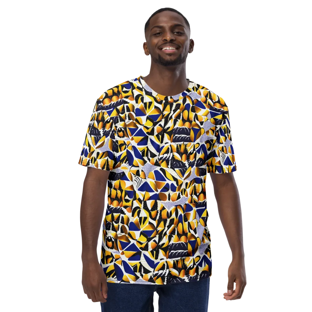 Marigold Current on Men's Crew Neck T-Shirt — Front