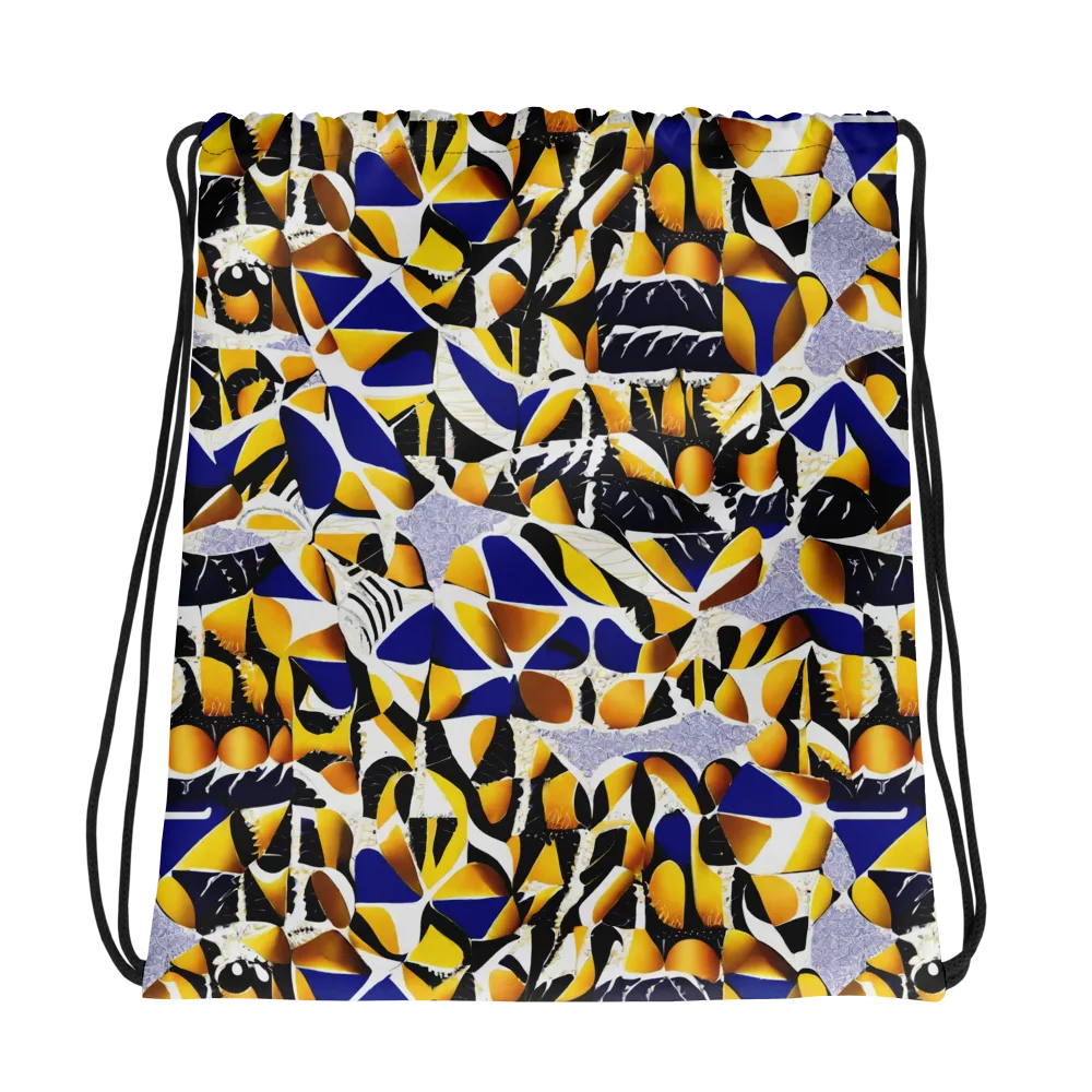 Marigold Current on Drawstring Bag — Photo