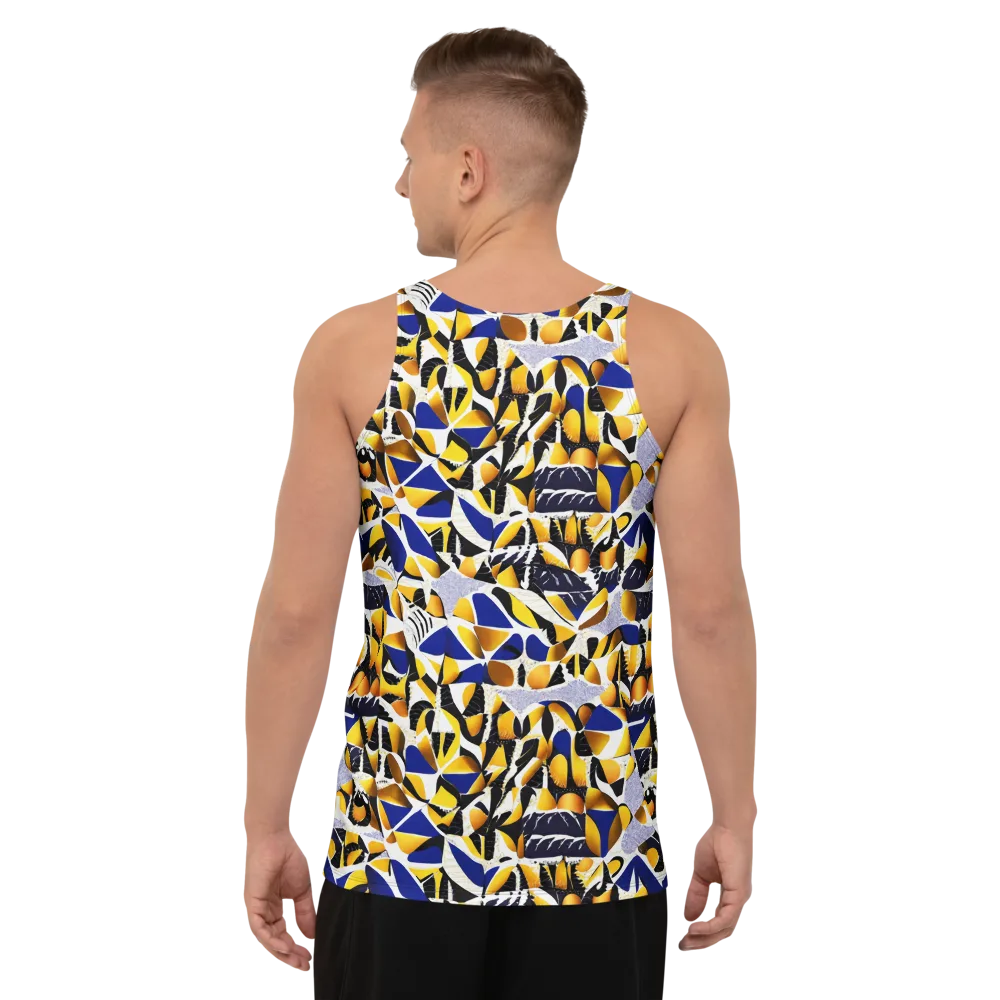 Marigold Current on Men's Tank Top — Back
