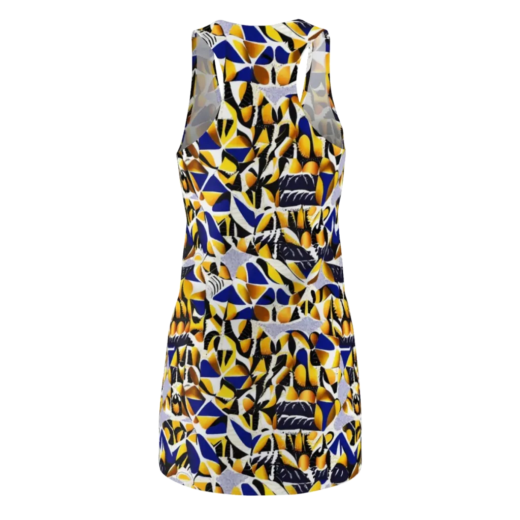 Marigold Current on Racerback Dress — Back