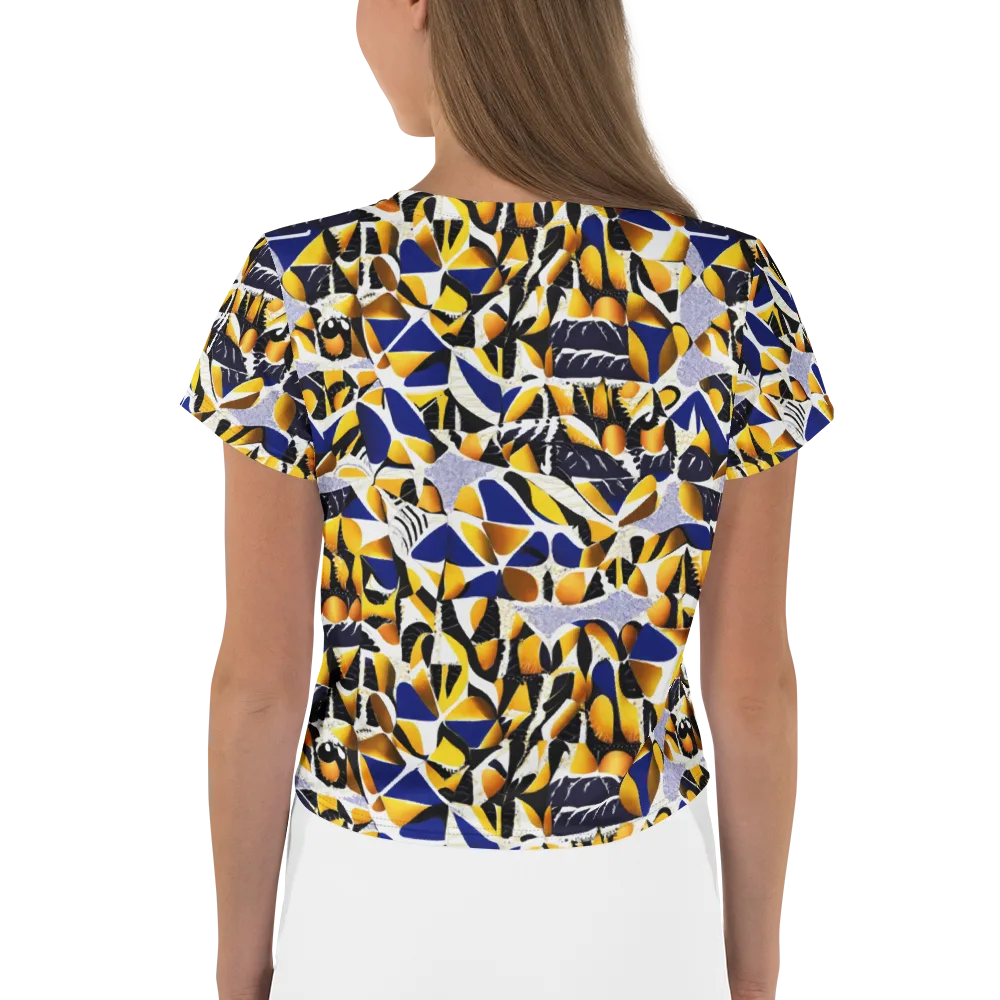 Marigold Current on Crop Tee — Back